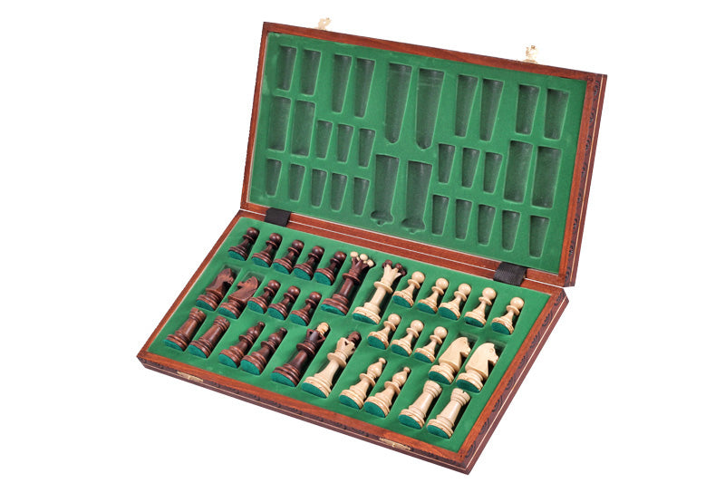 Jeu d'échecs CONSUL en bois de charme, de grande taille (48 x 48cm) - Ensemble Complet - Jeu d'échecs CONSUL en bois de charme, de grande taille (48 x 48cm) - Ensemble Complet