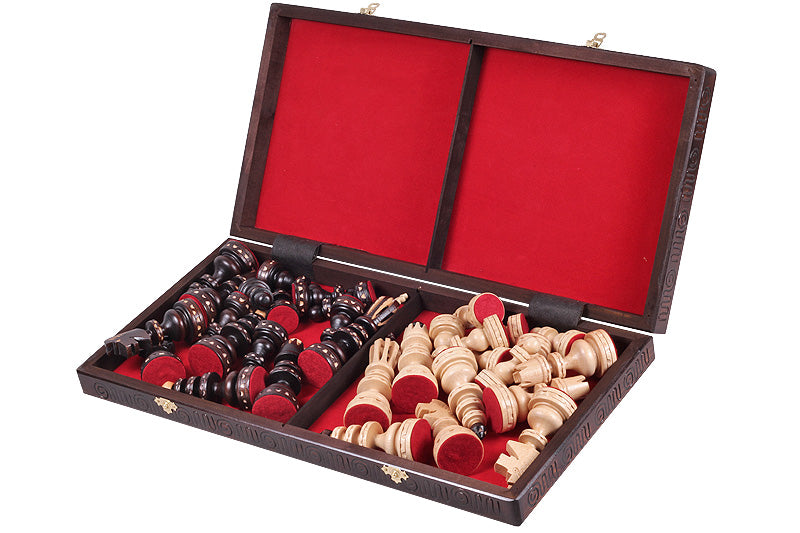 Jeu d'Echecs ROMAIN en bois de hêtre, de grande taille (55 x 55cm) - Ensemble Complet - Jeu d'Echecs ROMAIN en bois de hêtre, de grande taille (55 x 55cm) - Ensemble Complet