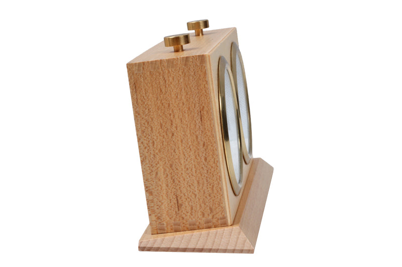 Pendule BHB en bois claire de grande taille avec un support - Pendule traditionnelle mécanique - Pendule BHB en bois claire de grande taille avec un support - Pendule traditionnelle mécanique