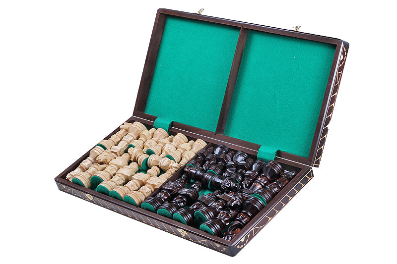 Jeu d'Echecs GLADIATEUR en bois de tilleul, de grande taille (59 x 59cm) - Ensemble Complet - Jeu d'Echecs GLADIATEUR en bois de tilleul, de grande taille (59 x 59cm) - Ensemble Complet
