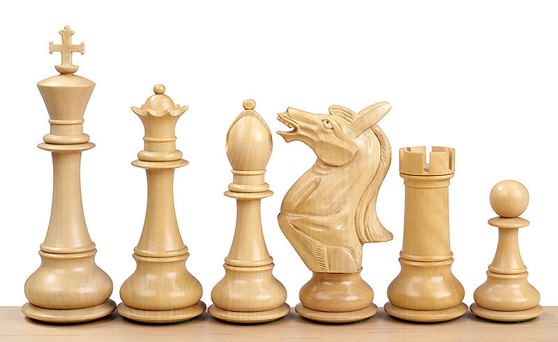 Pièces d'échecs NAPOLEON Redwood en bois de padouk et de buis - Taille 6,00'' - Pièces d'échecs NAPOLEON Redwood en bois de padouk et de buis - Taille 6,00''