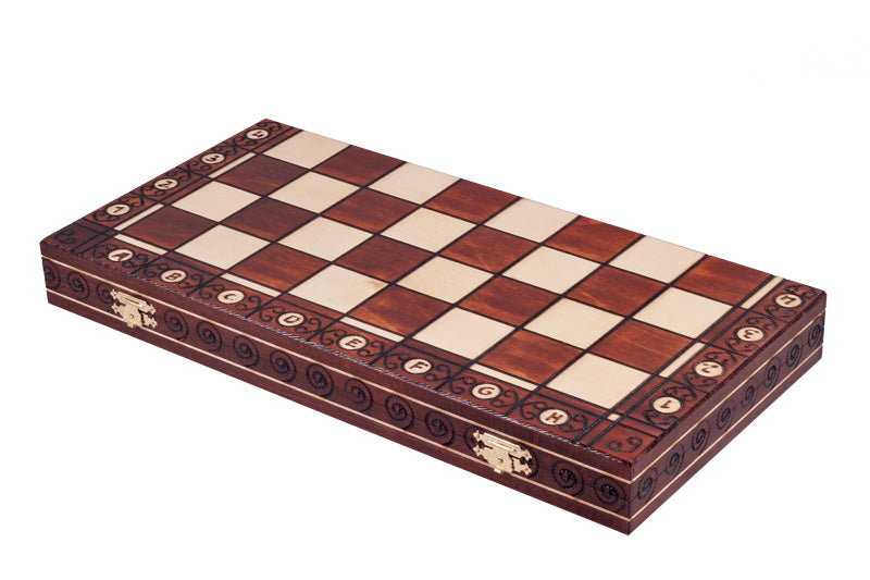 Jeu d'échecs CONSUL en bois de charme, de grande taille (48 x 48cm) - Ensemble Complet - Jeu d'échecs CONSUL en bois de charme, de grande taille (48 x 48cm) - Ensemble Complet
