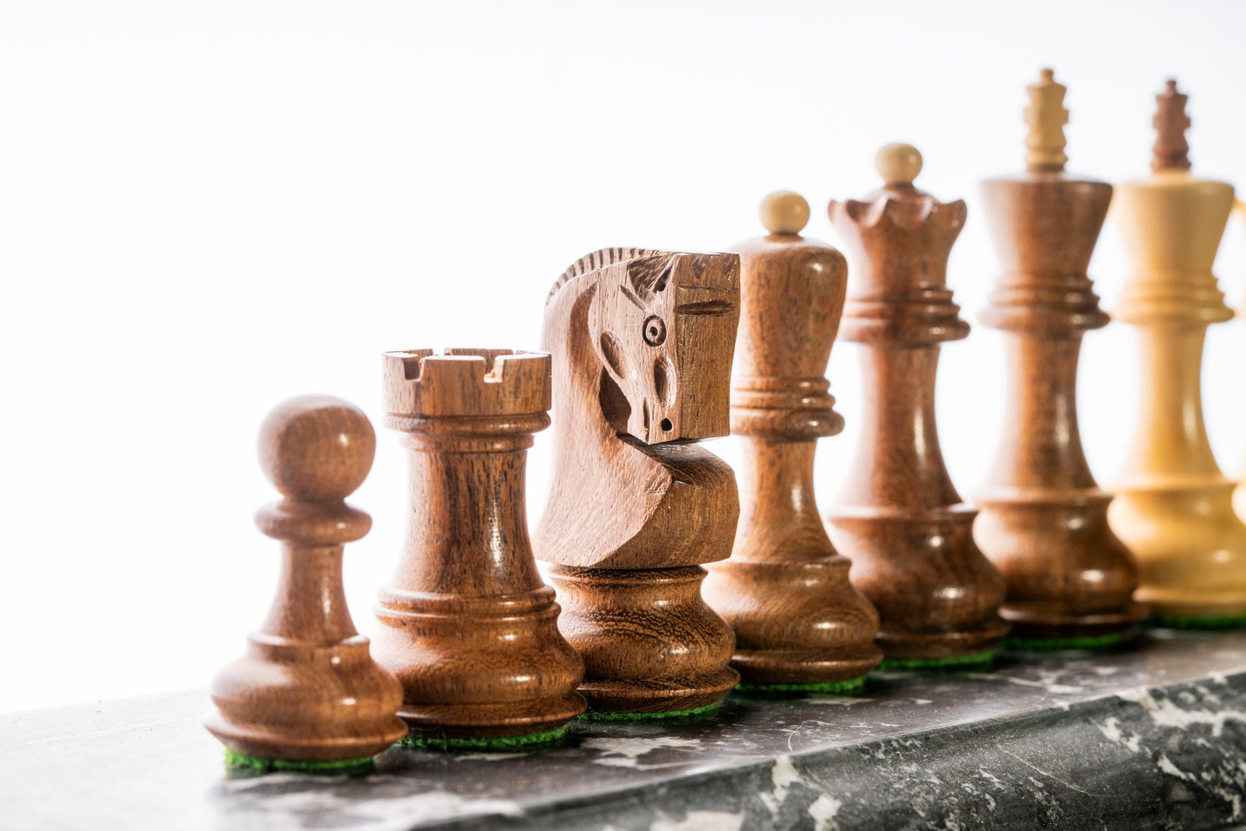 Pièces d'échecs Zagreb en bois d'acacia et de buis - Taille 3,50'' - Pièces d'échecs Zagreb en bois d'acacia et de buis - Taille 3,50''