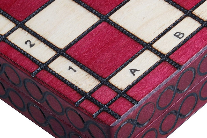 Jeu d'Echecs ROYAL Cherry en bois de charme, de taille moyenne (34 x 34cm) - Ensemble Complet - Jeu d'Echecs ROYAL Cherry en bois de charme, de taille moyenne (34 x 34cm) - Ensemble Complet