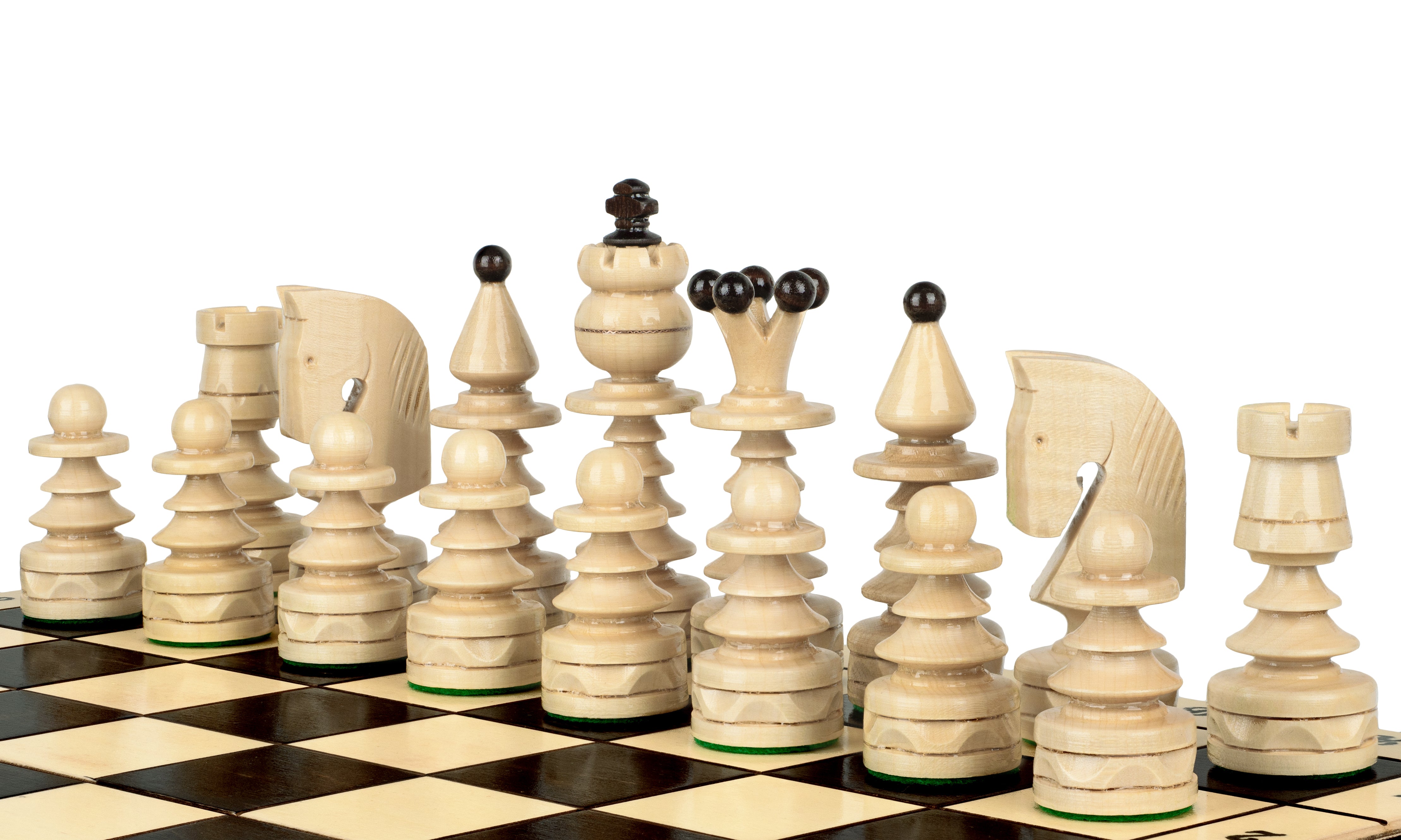 Jeu d'Echecs du SAPIN DE NOËL en bois de charme, de taille moyenne (49 x 49 cm) - Jeu d'Echecs du SAPIN DE NOËL en bois de charme, de taille moyenne (49 x 49 cm)