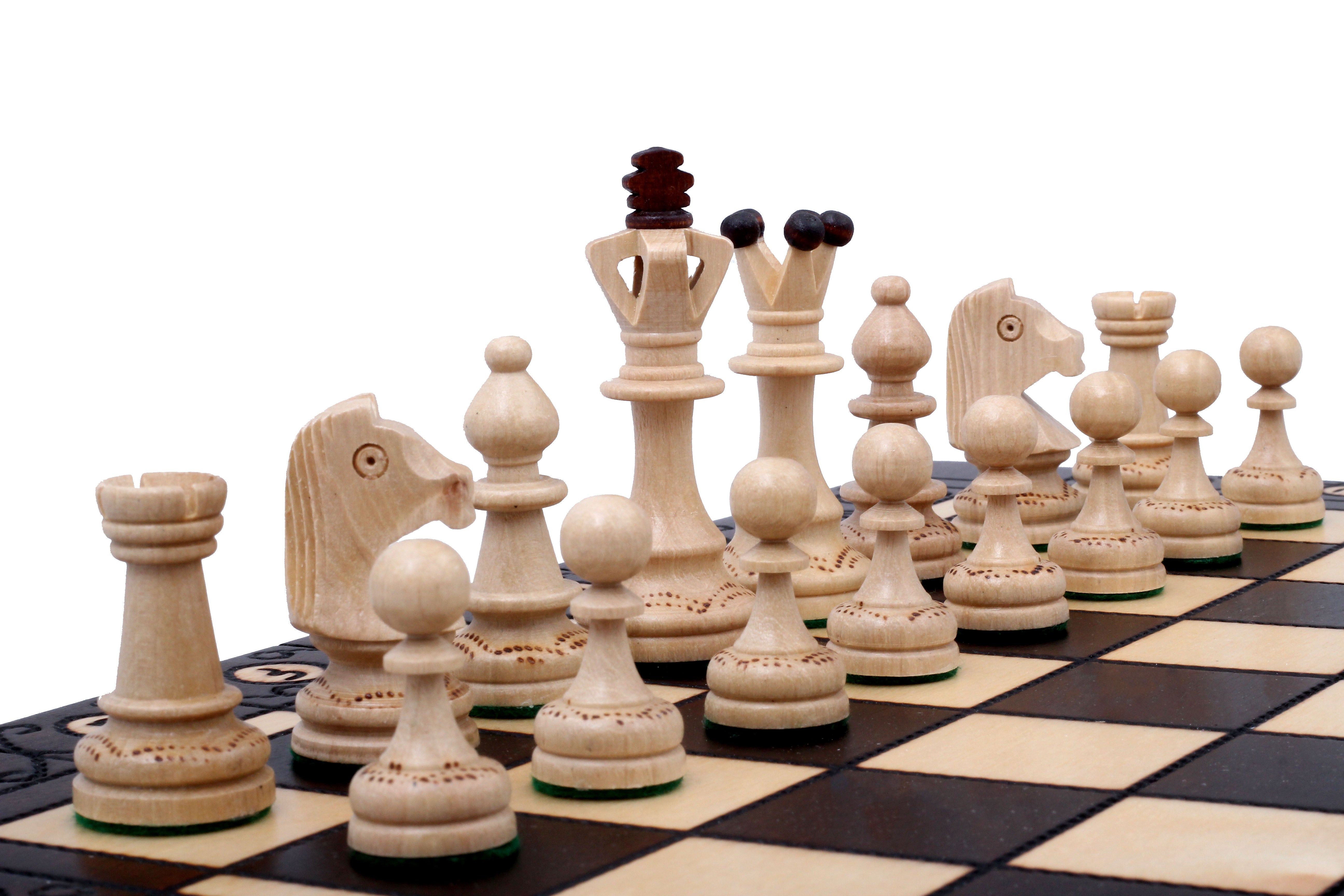 Jeu d'échecs SENATEUR en bois de charme, de taille moyenne (41 x 41cm) - Ensemble Complet d'une nouvelle gamme - Jeu d'échecs SENATEUR en bois de charme, de taille moyenne (41 x 41cm) - Ensemble Complet d'une nouvelle gamme