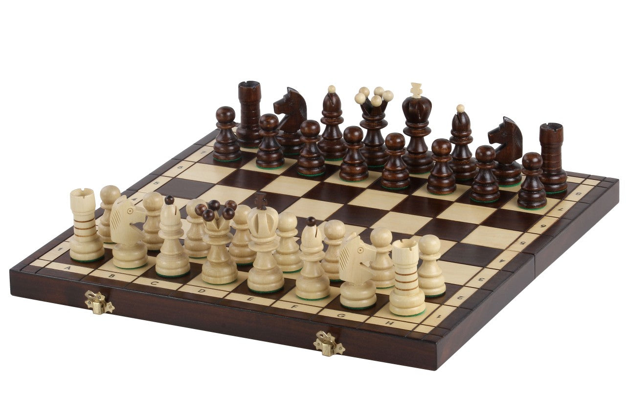 Jeu d'échecs PERLE en bois de charme, de grande taille (42 x 42cm) - Ensemble Complet - Jeu d'échecs PERLE en bois de charme, de grande taille (42 x 42cm) - Ensemble Complet