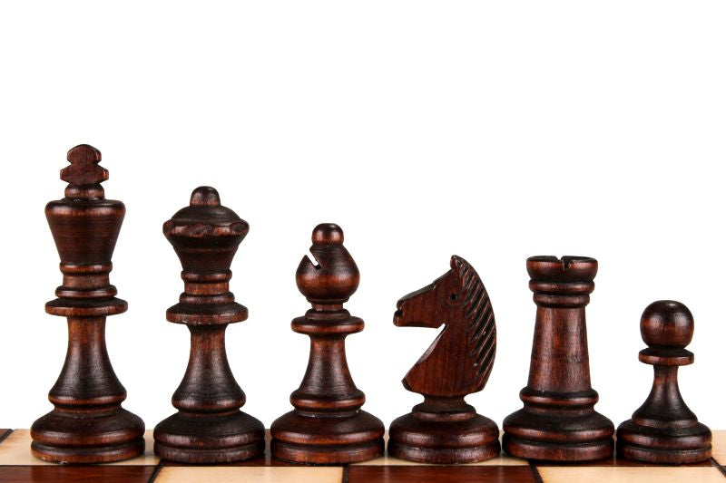 Jeu d'échecs MAGNETIQUE en bois de charme, pliant, de grande taille (35 x 35cm) - Ensemble Complet - Jeu d'échecs MAGNETIQUE en bois de charme, pliant, de grande taille (35 x 35cm) - Ensemble Complet