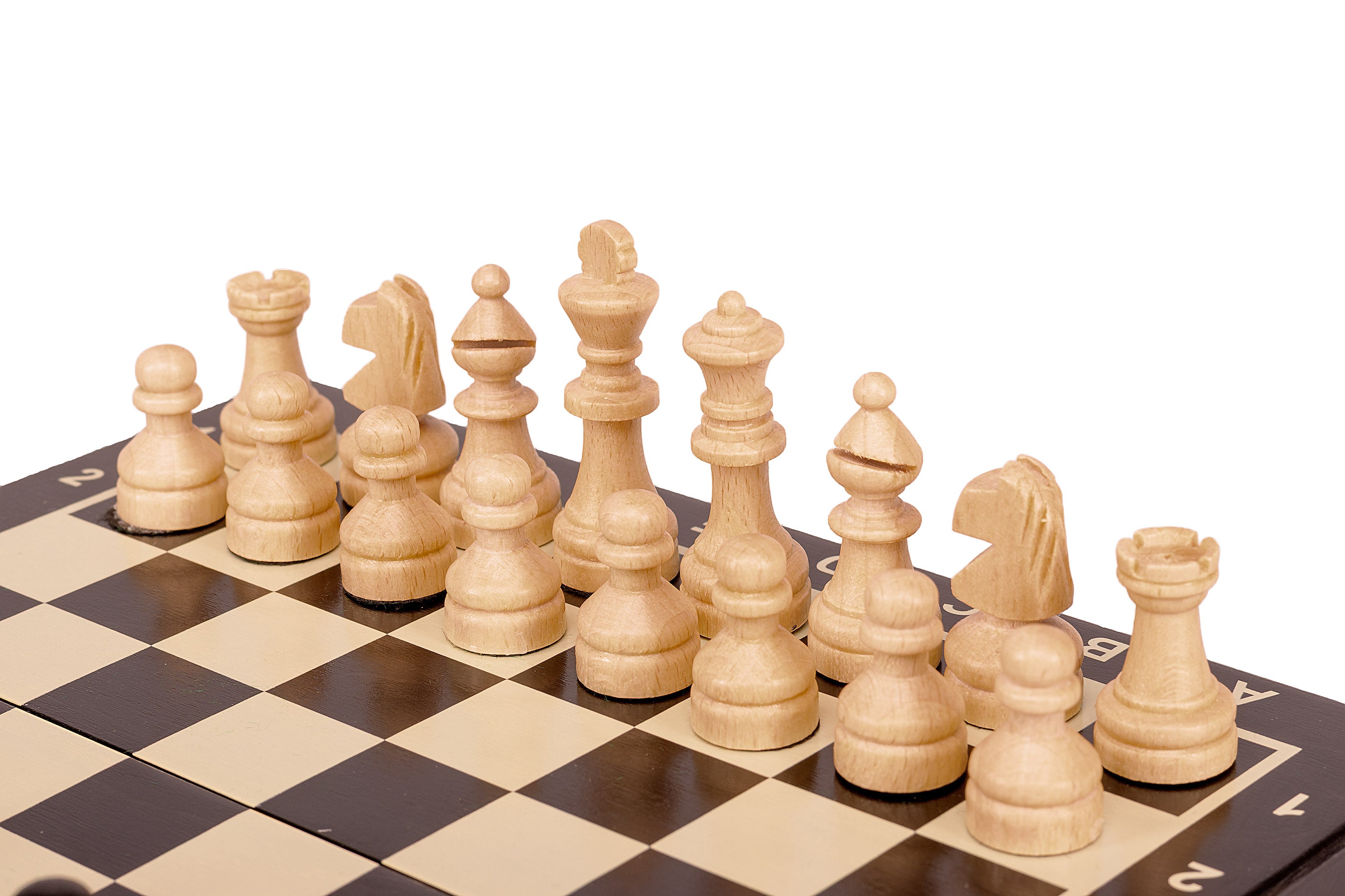 Jeu d'échecs MAGNETIQUE MINI Black en bois de charme, pliant, de petite taille (20 x 20cm) - Ensemble Complet - Jeu d'échecs MAGNETIQUE MINI Black en bois de charme, pliant, de petite taille (20 x 20cm) - Ensemble Complet