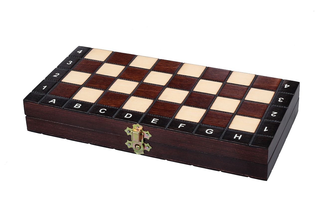Jeu d'Echecs SCOLAIRE en bois de charme, de petite taille (27,5 x 27,5cm) - Ensemble Complet - Jeu d'Echecs SCOLAIRE en bois de charme, de petite taille (27,5 x 27,5cm) - Ensemble Complet