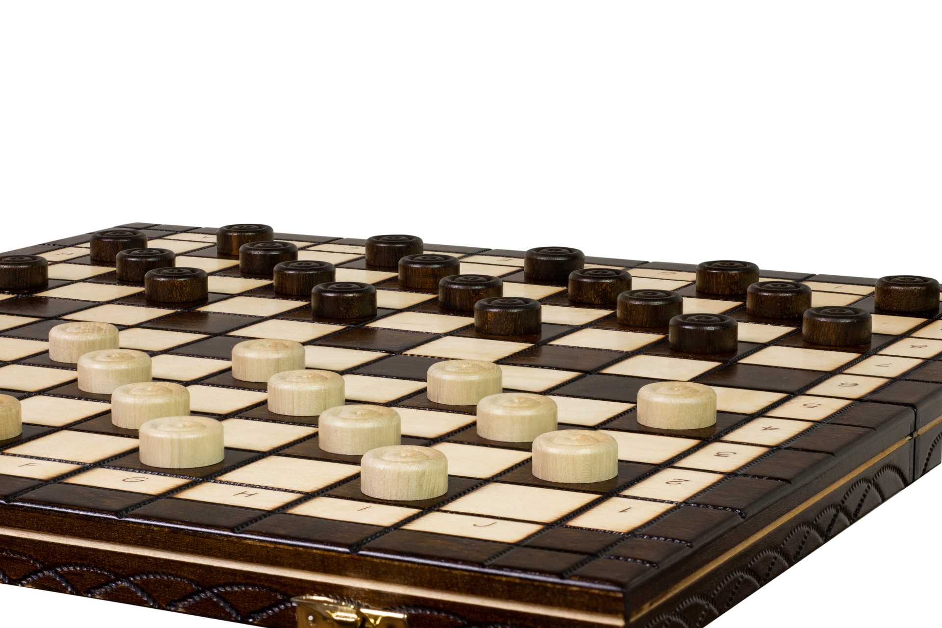 Jeu d'échecs Capablanca + Jeu de Dames, pliant en bois, de taille moyenne (40 x 40cm) - Ensemble Complet (variante du jeu d'échecs avec échiquier 10x10) - Jeu d'échecs Capablanca + Jeu de Dames, pliant en bois, de taille moyenne (40 x 40cm) - Ensemble Complet (variante du jeu d'échecs avec échiquier 10x10)