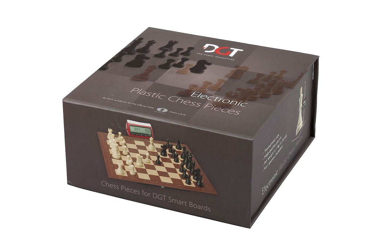 Jeu de pièces d'échecs électroniques DGT en plastique - Taille 6 (roi 95mm) - Jeu de pièces d'échecs électroniques DGT en plastique - Taille 6 (roi 95mm)