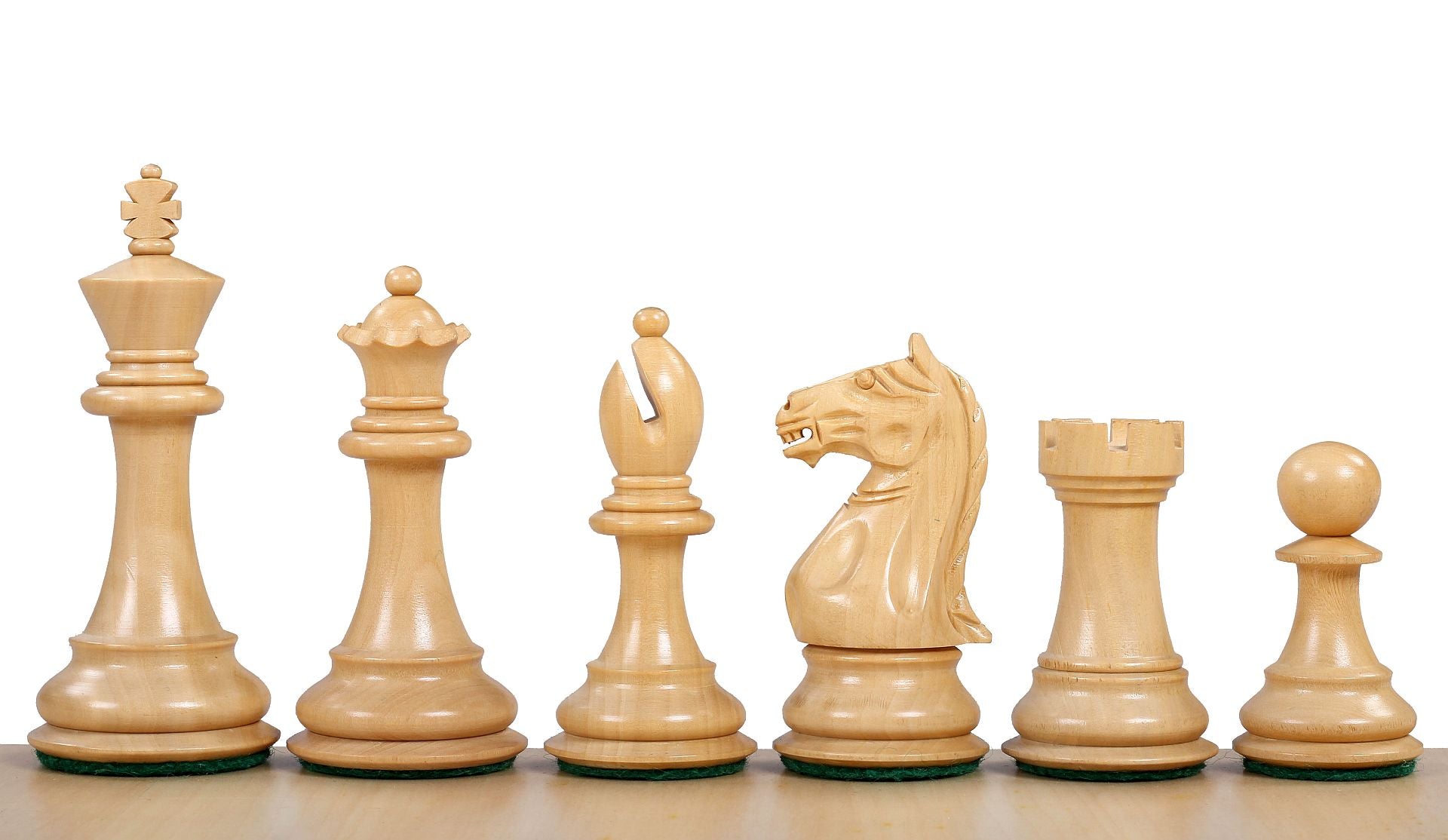 Pièces d'échecs Supreme en bois d'acacia et de buis - Taille 3,50'' - Pièces d'échecs Supreme en bois d'acacia et de buis - Taille 3,50''