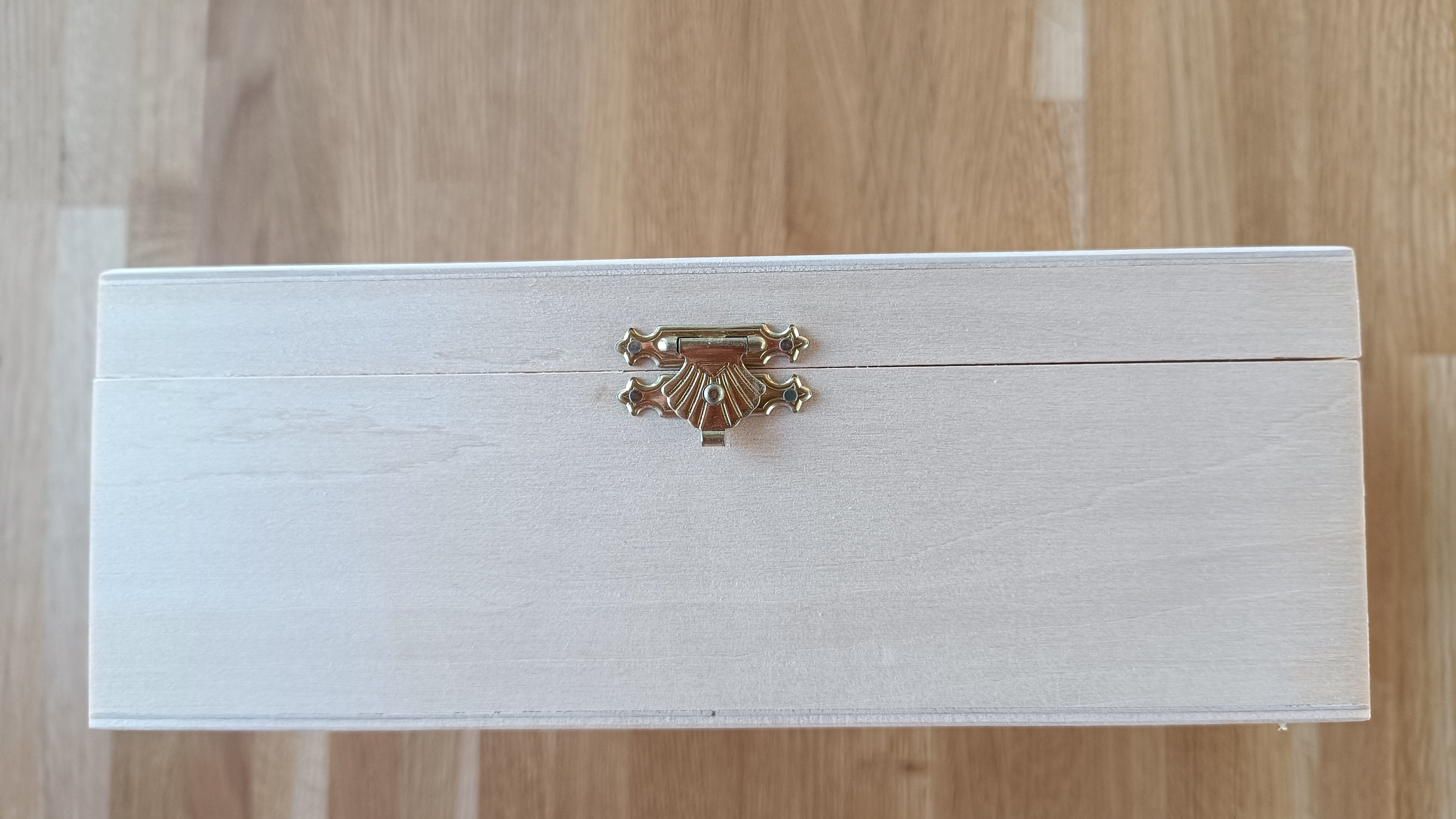 Boîte de rangement en bois brut pour pièces d'échecs de taille 5 à peindre soi-même - Boîte de bricolage - Boîte de rangement en bois brut pour pièces d'échecs de taille 5 à peindre soi-même - Boîte de bricolage