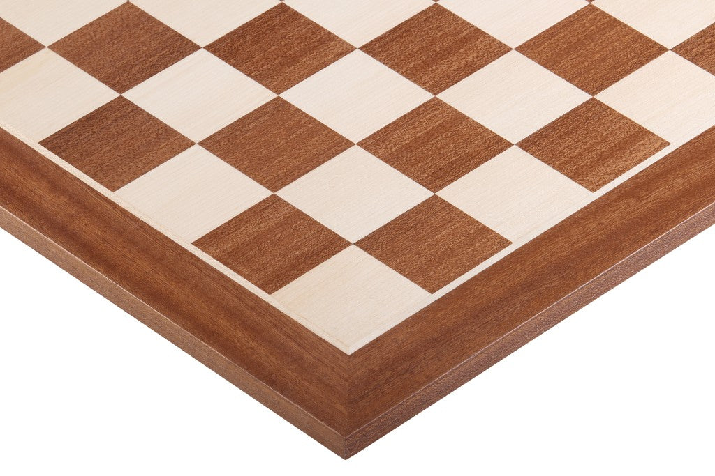 Échiquier en marqueterie de bois d'acajou et sycomore + Pièces d'échecs French Ebonized - Ensemble de taille 5 - ede8d18157fc712e9dc00c572c9d8f8f