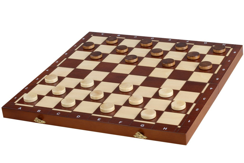 Jeu d'Echecs de Tornoi + Dames + Backgammon en bois de charme, de taille 4 (40,5 x 40,5cm) - Ensemble comprenant trois jeux pour deux joueurs - Jeu d'Echecs de Tornoi + Dames + Backgammon en bois de charme, de taille 4 (40,5 x 40,5cm) - Ensemble comprenant trois jeux pour deux joueurs
