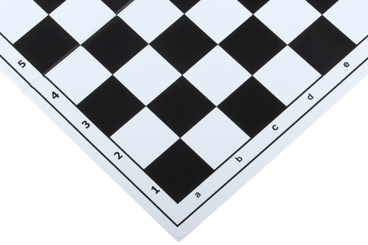 Échiquier plastique pliant en 2, noir et blanc - échiquier de tournoi de 36x36cm - Échiquier plastique pliant en 2, noir et blanc - échiquier de tournoi de 36x36cm