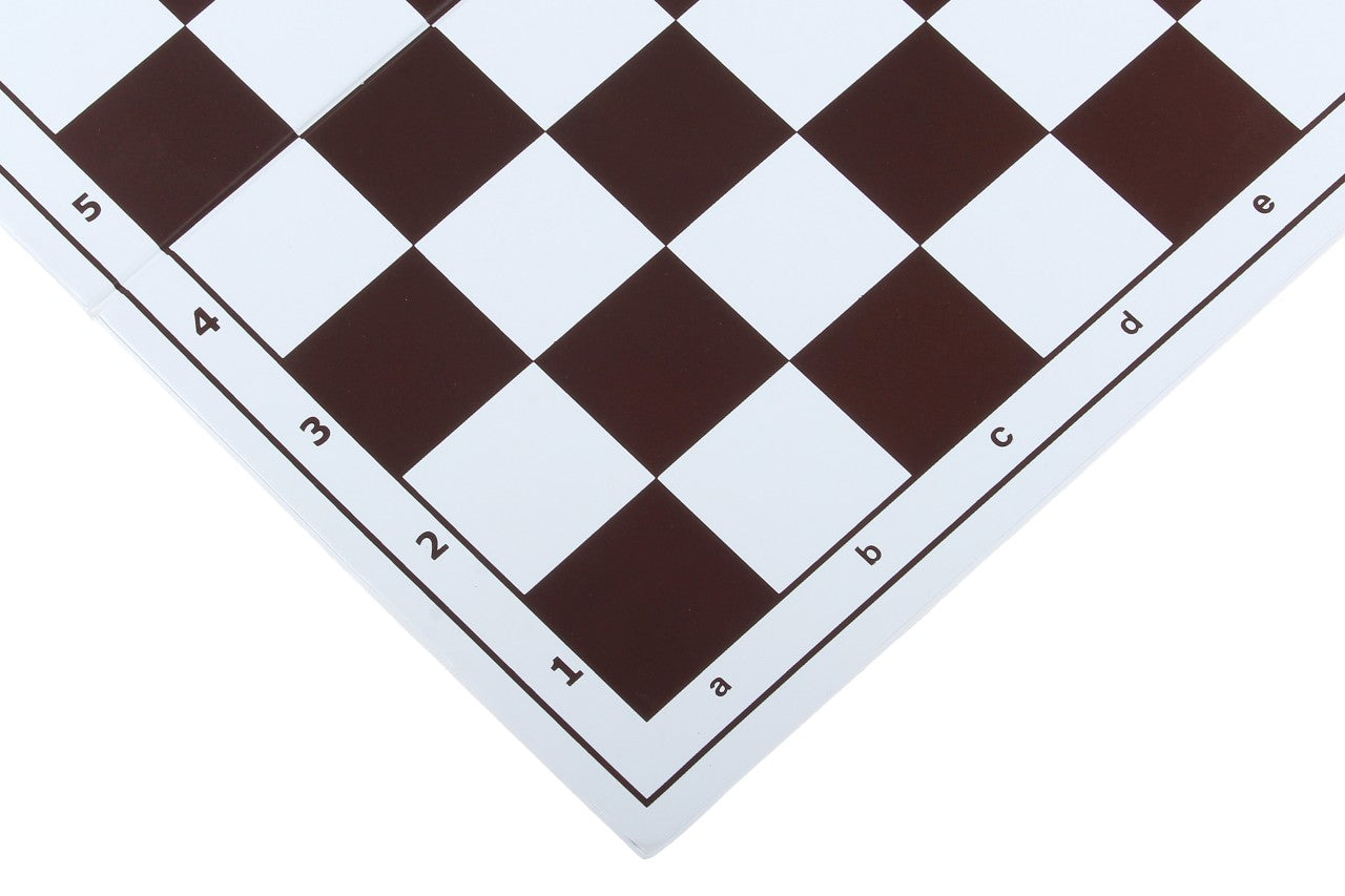 Échiquier plastique pliant en 2, marron et blanc - échiquier de tournoi de 36x36cm - Échiquier plastique pliant en 2, marron et blanc - échiquier de tournoi de 36x36cm