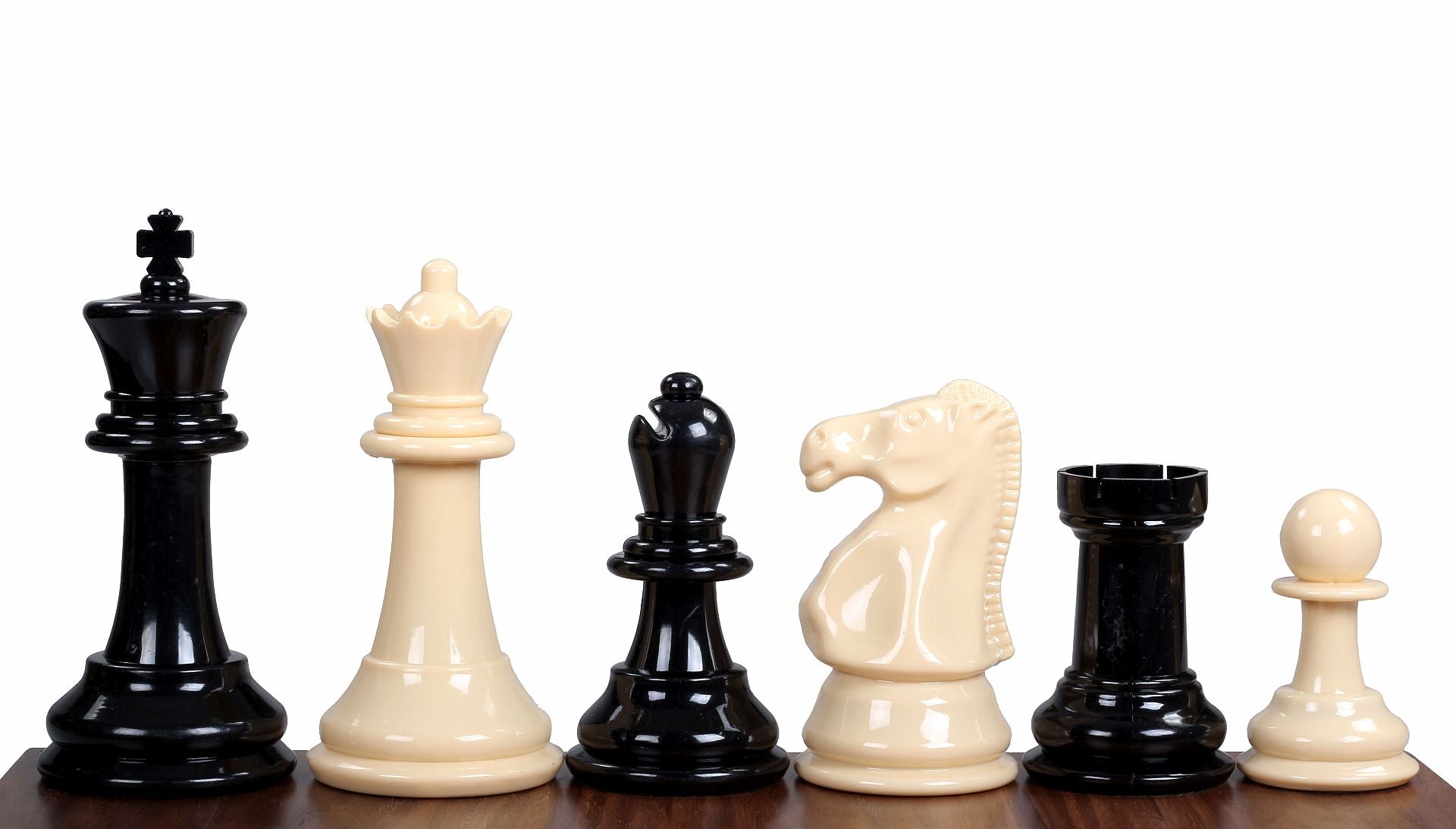 Pièces d'échecs Jardin et extérieur / de petite taille (roi 20 cm) - pièces d'échecs en plastique + échiquier en vinyle - Pièces d'échecs Jardin et extérieur / de petite taille (roi 20 cm) - pièces d'échecs en plastique + échiquier en vinyle