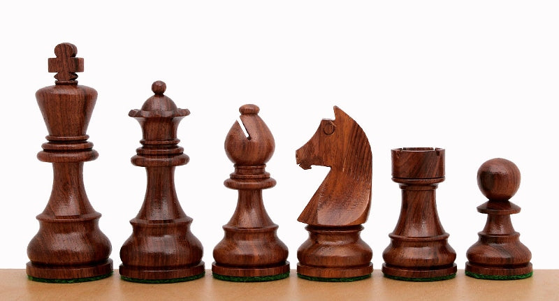 Jeu d'échecs de tournoi avec les pièces German Knight (Timeless) en bois d'acacia et buis de taille 5 (48x48cm) - L'ensemble complet - Jeu d'échecs de tournoi avec les pièces German Knight (Timeless) en bois d'acacia et buis de taille 5 (48x48cm) - L'ensemble complet