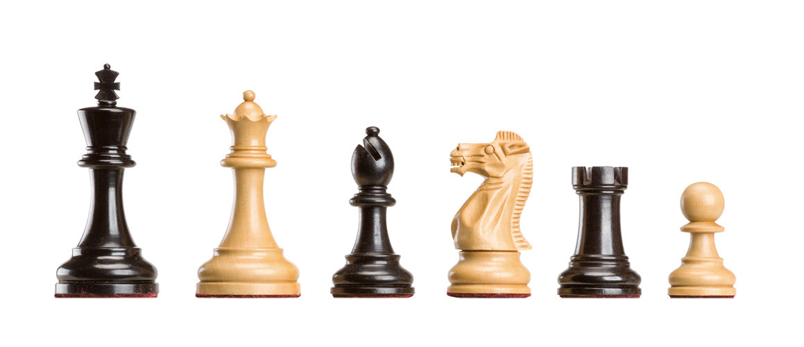 Pièces d'échecs Judit Polgar Stallion en bois de buis - Taille 3,75'' - Pièces d'échecs Judit Polgar Stallion en bois de buis - Taille 3,75''