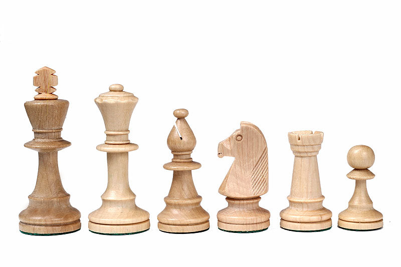 Les pièces d'échecs en bois STAUNTON de taille 5 dans un poly-sac - Les pièces d'échecs en bois STAUNTON de taille 5 dans un poly-sac