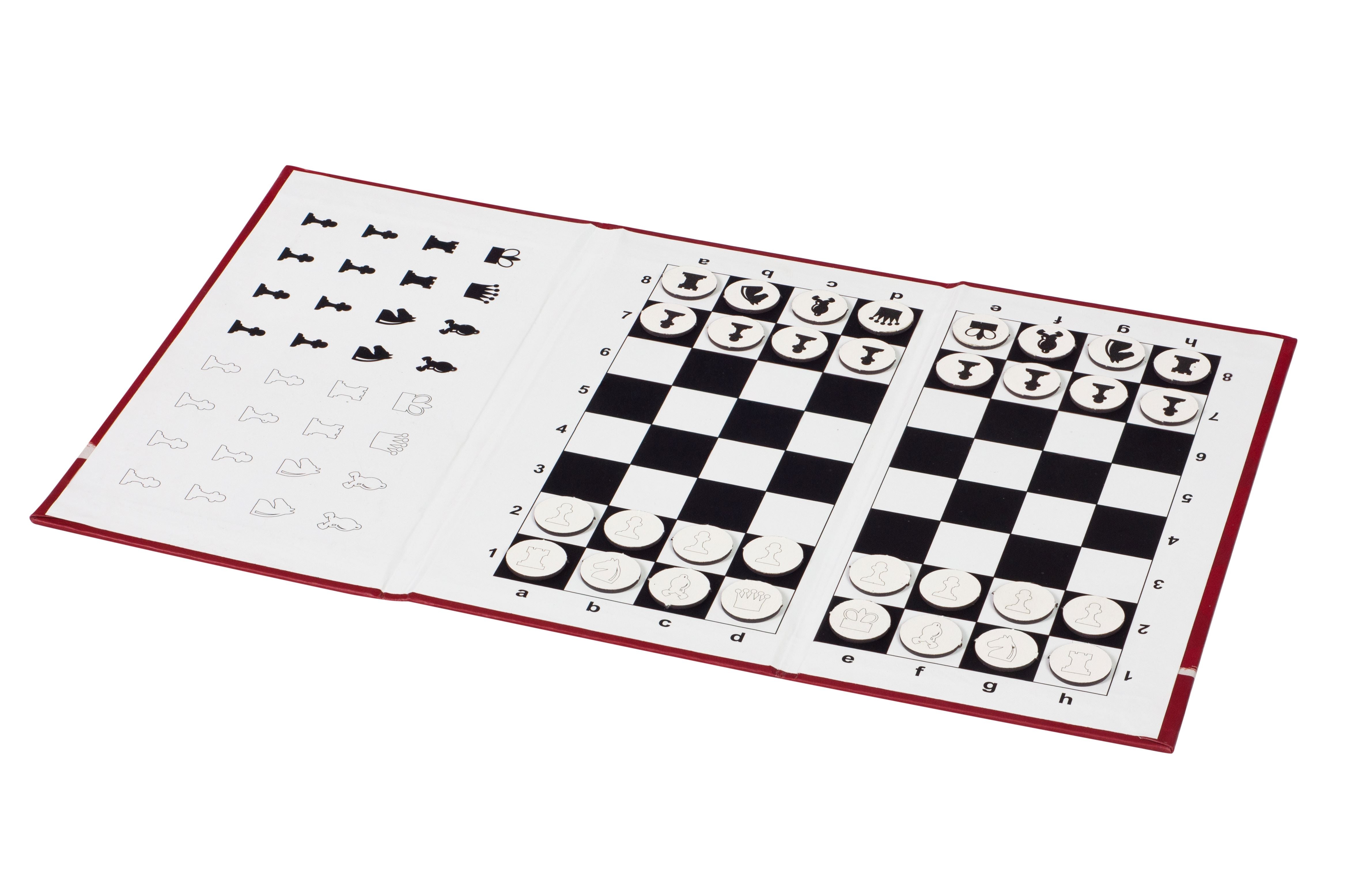 Jeu d'échecs magnétique de poche - l'ensemble cartonné ultra plat - Jeu d'échecs magnétique de poche - l'ensemble cartonné ultra plat