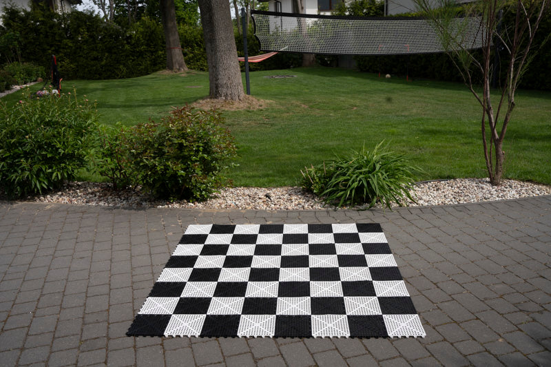 Échiquier Géant en plastique pour jeu d'échecs et dames de jardin et extérieur (Cases 21x21cm) - Échiquier Géant en plastique pour jeu d'échecs et dames de jardin et extérieur (Cases 21x21cm)