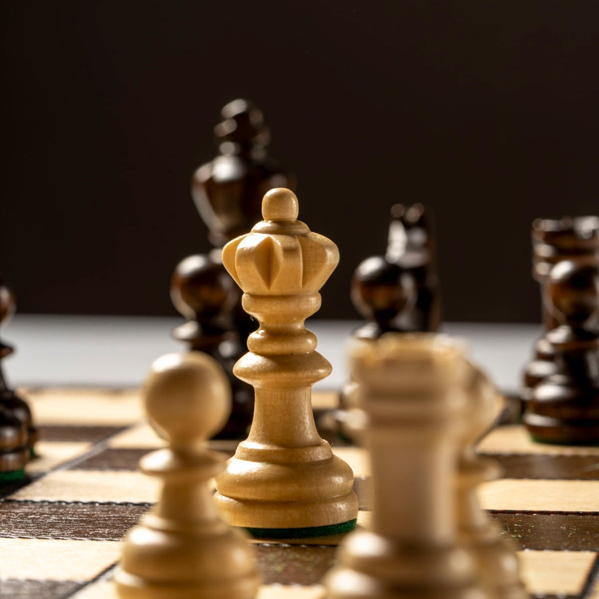 Pièces d’échecs en bois – Modèles de tournoi, professionnelles et lestées
