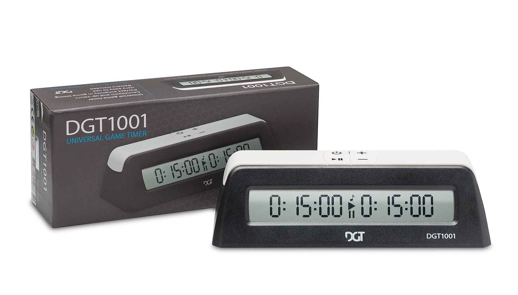 Pendule électronique DGT 1001 Noir -  pour les écoles et les clubs - Pendule électronique DGT 1001 Noir -  pour les écoles et les clubs