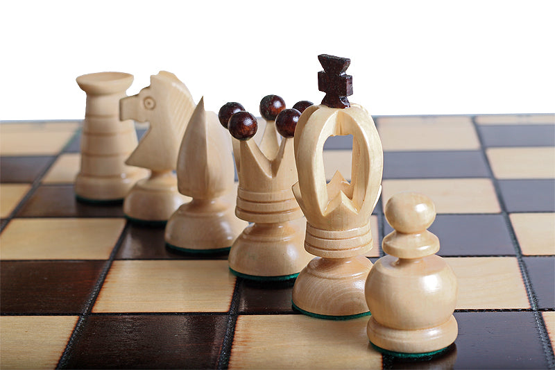 Jeu d'Echecs ROYAL en bois de charme, de grande taille (44 x 44cm) - Ensemble Complet - Jeu d'Echecs ROYAL en bois de charme, de grande taille (44 x 44cm) - Ensemble Complet