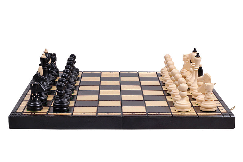 Jeu d'échecs CLASSIQUE en bois de charme, de grande taille (50 x 50m) - Ensemble Complet - Jeu d'échecs CLASSIQUE en bois de charme, de grande taille (50 x 50m) - Ensemble Complet