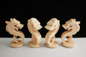 Le dragon - un set de deux nouvelles pièces pour une partie d'échecs