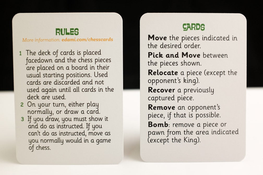 Les cartes chanceuses (Lucky cards) - les cartes cartes à jouer pour introduire la chance dans le déroulement d'une partie d'échecs. - Les cartes chanceuses (Lucky cards) - les cartes cartes à jouer pour introduire la chance dans le déroulement d'une partie d'échecs.