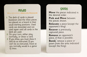 Les cartes chanceuses (Lucky cards) - les cartes cartes à jouer pour introduire la chance dans le déroulement d'une partie d'échecs.