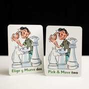 Les cartes chanceuses (Lucky cards) - les cartes cartes à jouer pour introduire la chance dans le déroulement d'une partie d'échecs.