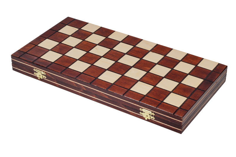 Jeu de dames en bois de charme - damier 10 x 10 cases , de taille moyenne (40 x 40cm) - Ensemble Complet - Jeu de dames en bois de charme - damier 10 x 10 cases , de taille moyenne (40 x 40cm) - Ensemble Complet