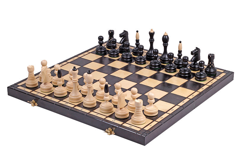 Jeu d'échecs CLASSIQUE en bois de charme, de grande taille (50 x 50m) - Ensemble Complet - Jeu d'échecs CLASSIQUE en bois de charme, de grande taille (50 x 50m) - Ensemble Complet