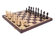 Jeu d'Echecs du SAPIN DE NOËL en bois de charme, de grande taille (48 x 48 cm) - Ensemble complet