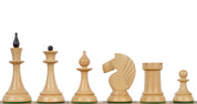 Pièces d'échecs Gambit de la Reine 1957 Ebony en bois d'ébène et buis - Taille 4,00''
