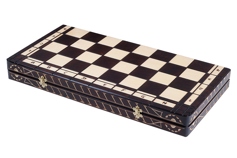 Jeu d'Echecs GLADIATEUR en bois de tilleul, de grande taille (59 x 59cm) - Ensemble Complet - Jeu d'Echecs GLADIATEUR en bois de tilleul, de grande taille (59 x 59cm) - Ensemble Complet