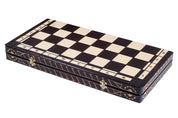 Jeu d'Echecs GLADIATEUR en bois de tilleul, de grande taille (59 x 59cm) - Ensemble Complet