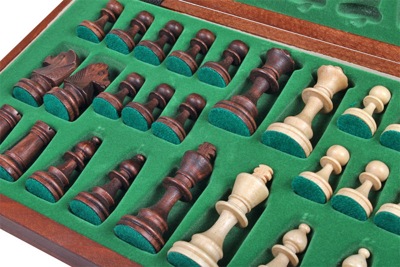 Jeu d'échecs JUPITER en bois de charme, de taille moyenne (42 x 42cm) - Ensemble Complet - Jeu d'échecs JUPITER en bois de charme, de taille moyenne (42 x 42cm) - Ensemble Complet
