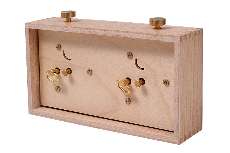 Pendule BHB en bois claire de grande taille sans support - Pendule traditionnelle mécanique - Pendule BHB en bois claire de grande taille sans support - Pendule traditionnelle mécanique