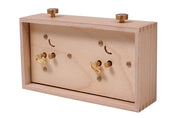 Pendule BHB en bois claire de grande taille sans support - Pendule traditionnelle mécanique
