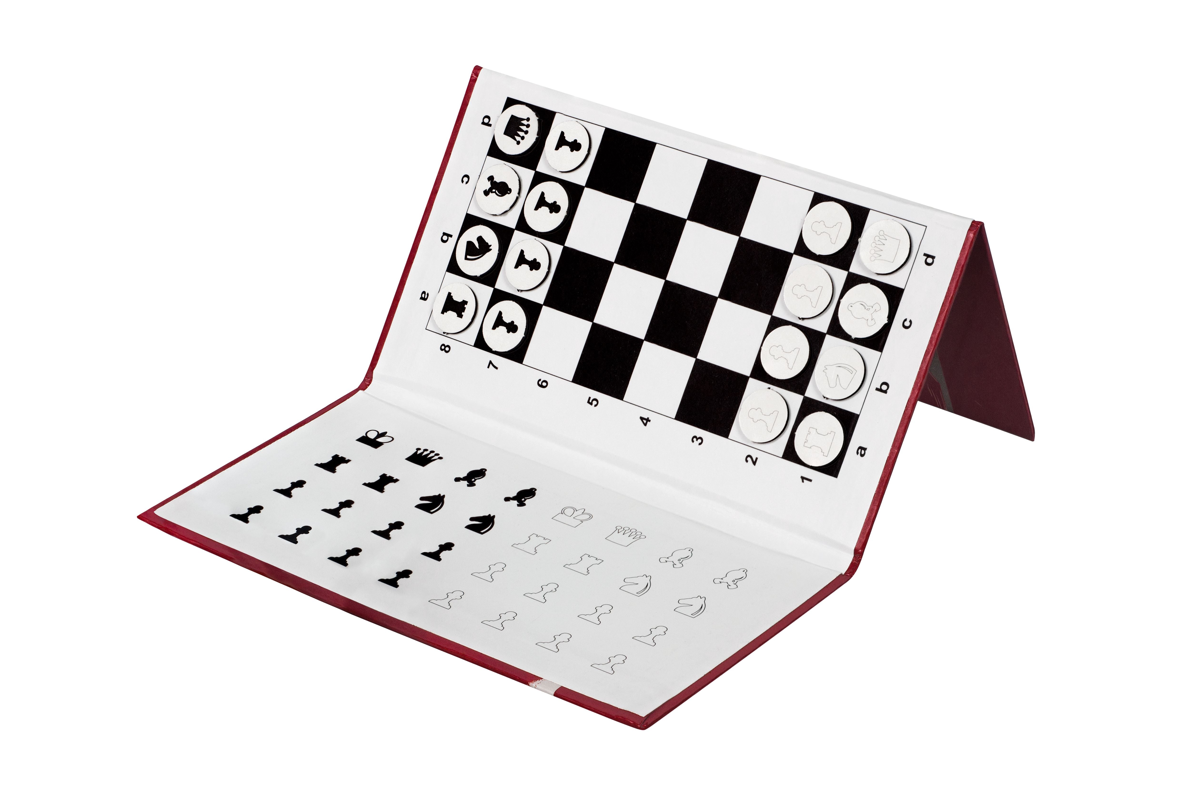 Jeu d'échecs magnétique de poche - l'ensemble cartonné ultra plat - Jeu d'échecs magnétique de poche - l'ensemble cartonné ultra plat