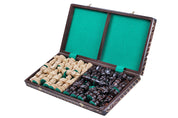 Jeu d'Echecs GLADIATEUR en bois de tilleul, de grande taille (59 x 59cm) - Ensemble Complet