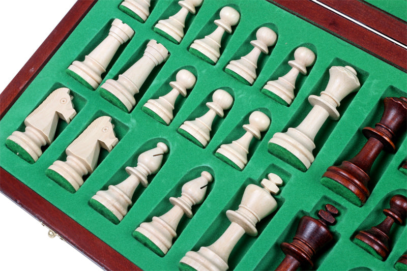 Jeu d'échecs CONSUL en bois de charme, de grande taille (48 x 48cm) - Ensemble Complet - Jeu d'échecs CONSUL en bois de charme, de grande taille (48 x 48cm) - Ensemble Complet