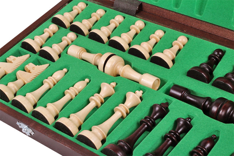 Jeu d'échecs DE CLUB en bois de charme, de grande taille (48 x 48cm) - Ensemble Complet - Jeu d'échecs DE CLUB en bois de charme, de grande taille (48 x 48cm) - Ensemble Complet
