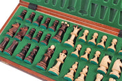 Jeu d'échecs CONSUL en bois de charme, de grande taille (48 x 48cm) - Ensemble Complet